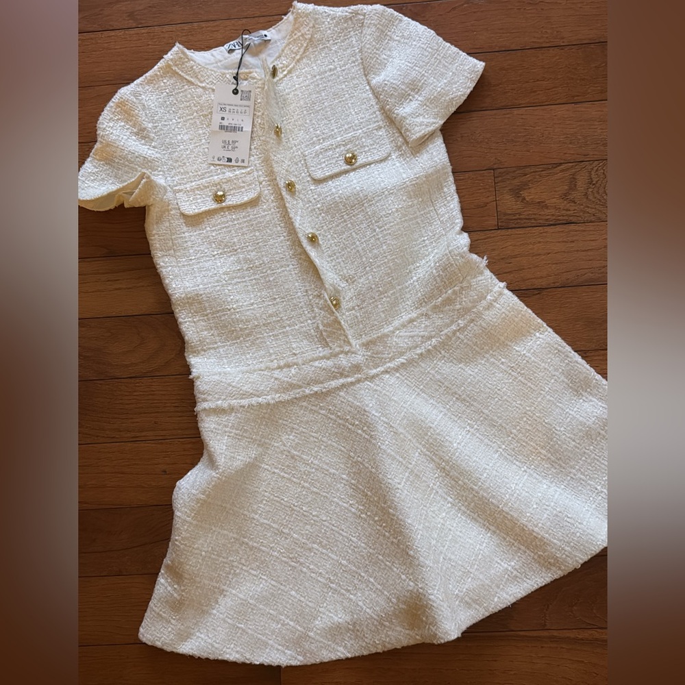 Zara Tweed Dress. BRAND NEW WITH TAGS!